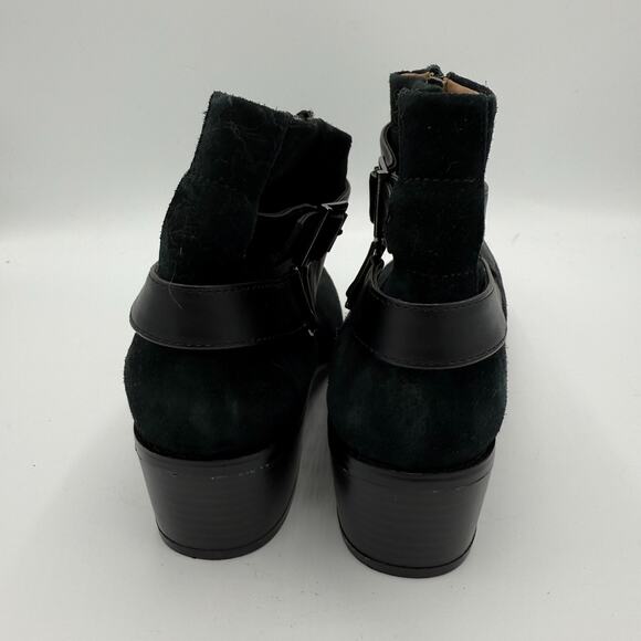 Vionic Hope Mana Ankle Boot Women 9.5 Black Suede Water-Resistant Orthotic VS394 - Picture 5 of 14